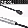 【Multi-Colored】 G-PLUS Rear Window Glass Gas Hood Struts Compatible with GMC Envoy Trailblazer 2002-2008 Gas Shock Lift Supports 4576-2 Pack (Matt Silver)