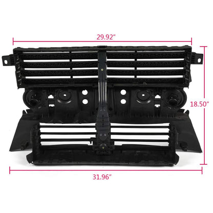 Compatible For Ford Escape 2017-2019 Front Radiator Control Grille Shutter Assembly without Actuator GV4Z-8475-A