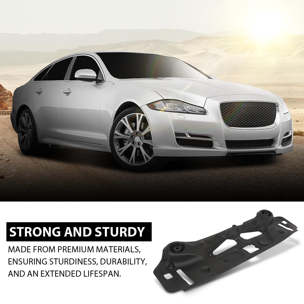 G-PLUS Radiator Support Cover Compatible with Jaguar XJ XJR575 XJR 2010-2019 Upper Deflector Assembly C2D5916, JA1224100