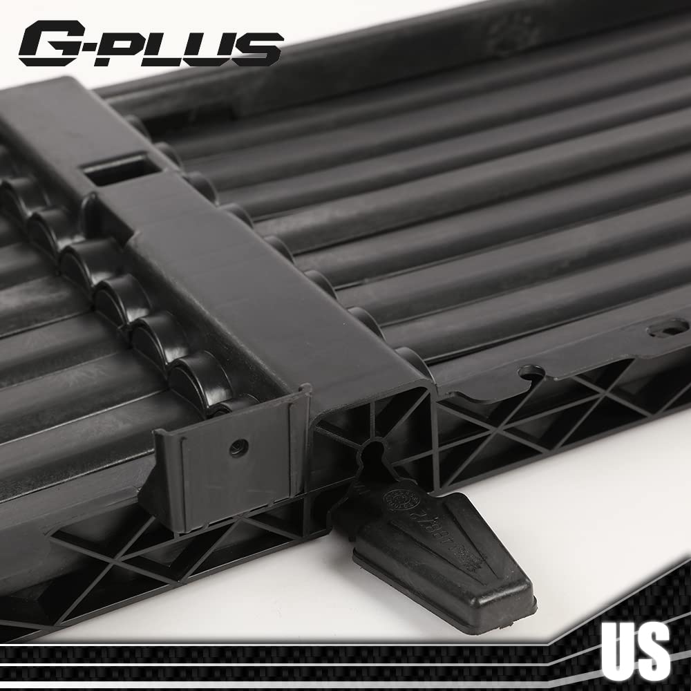 G-PLUS Radiator Upper Shutter Grille Replacement Compatible with 2018 Chevy Equinox / 2018-2020 GMC Terrain 84460245 GM 84460245 Front Radiator Control Grille Shutter Assembly