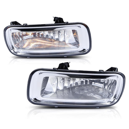 G-PLUS Fog Lights Lamp Set Compatible with Ford F150 2004-2006/ Compatible with Lincoln Mark LT 2006 Driver Left and Passenger Right Side Replacement One Pair Clear Lens