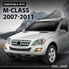 G-PLUS Pair Bumper Fog Lights Lamps, Compatible with Benz C-Class GL-Class M-Class 2005-2011, Fit E300 S450 S550 S600 2007-2017, LH Driver & RH Passenger 2PCS, 2518200756, 2518200856