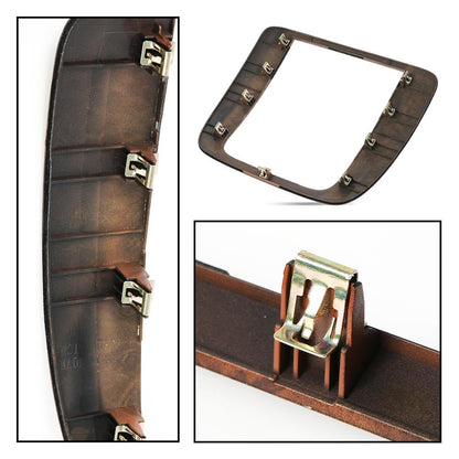G-PLUS Dash Radio Bezel Trim Wood Grain Compatible with Chevy Silverado 1500 Tahoe GMC Sierra 1500 Yukon 2007-2014 15211886, 26887440, 15247458