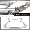 G-PLUS Upper & Lower Chrome Grille Molding Trim Compatible with LX RX350 RX450h 2016-2019/RX350L RX450hl 2018-2019 LX1210114, LX1202110, 531210E120, 531220E060 Silver
