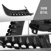 G-PLUS Front Left Bumper Side Trim Molding w/o Sensor Hole Compatible with Toyota Camry SE 2025 TO1038285, 52713AQ020 Glossy Black