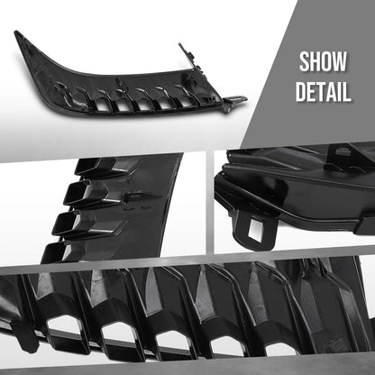G-PLUS Front Left Bumper Side Trim Molding w/o Sensor Hole Compatible with Toyota Camry SE 2025 TO1038285, 52713AQ020 Glossy Black