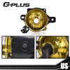 G-PLUS Bumper Fog Lights Pair Compatible With 2013-2015 Chevy Malibu Clear Front Bumper Fog Lights With Switch+Wiring One Pair Front Bumper Driving Fog Lamps GM2592301 GM2593301