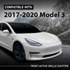 G-PLUS Front Active Grille Grill Shutter w/o Motor Compatible with Tesla Model 3 2017-2020 1076732-00-H, 107673200H