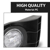 G-PLIS Pair Front Bumper Fog Light with Bracket Left Right Compatible with Toyota Corolla Cross XLE & XLE Hybrid 2022-2024 81482-0A110, 81210 12240, 116-10303R, 116-10304L, TO1038252, TO2592142 Black