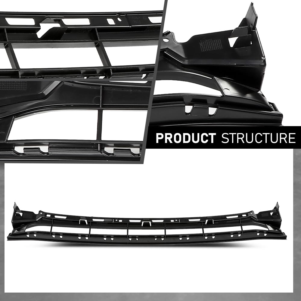 G-PLUS Front Bumper Lower Grille Insert Trim Compatible with Audi A7 & S7 2016-2018 4G8807683D9B9