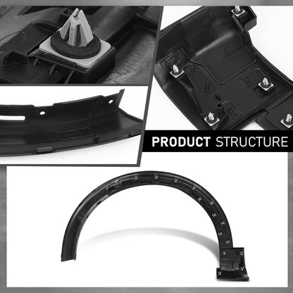 G-PLUS Front Left & Right Fender Flares Compatible with Ford Explorer 2020-2024, Fit Ford Police Interceptor Utility Base 2020-2023, LB5Z16038AC LB5Z16038AA, Factory Style