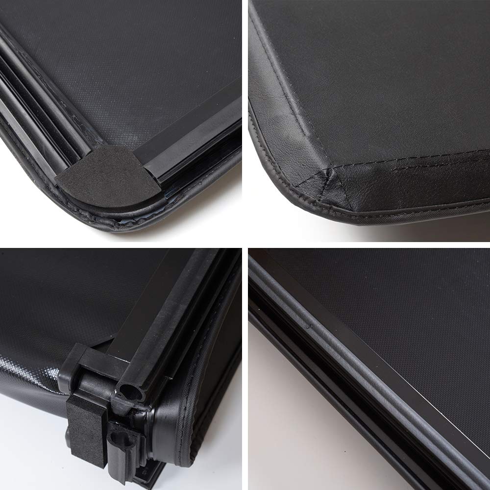 G-PLUS T4 Four-Fold Soft 6.5Ft Truck Tonneau Cover Replacement for 2002-2021Dodge Ram | 78'' Standard Short Bed | for Styleside No Ram Box Models Only