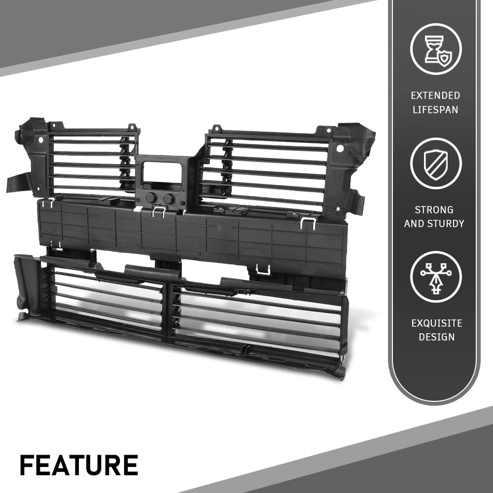 G-PLUS Active Grille Shutter, Compatible with Lincoln MKZ 2015-2016, FP5Z8475A, FP5Z-8475-A, 601605, FO1206132