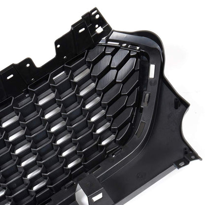 Honeycomb Front Bumper Grille Compatible with Ford Escape 2017-2018 Exterior Grill Glossy Black Protected Grille Guards With Honeycomb Mesh Style