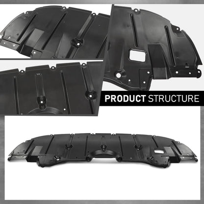 G-PLUS Engine Splash Shield Front Lower Compatible with Toyota Highlander 2020-2023 TO1228286, 514410E180