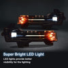 G-PLUS Fog Lights Compatible with Tesla 3 2017-2023 /Fit Tesla Y 2020-2023 LED DRL UP-LEVEL Driver & Passenger Side Fog Lamps 1077391 107739100 1077391-00-C