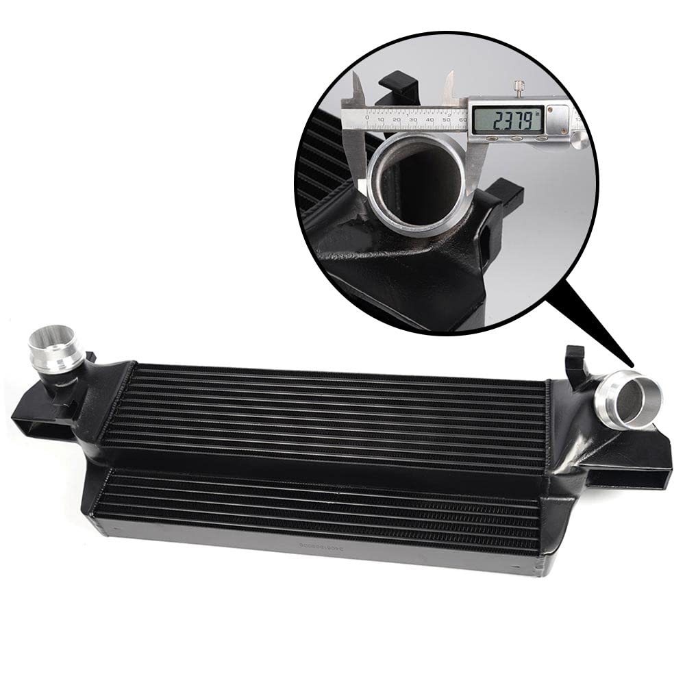 G-PLUS Performance Aluminum Front Mount Intercooler Kit Replacement For BMW F54 F55 F56 F57 2014 Up Black #200001076