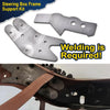 G-PLUS Frame Support Kit Compatible With 73-87 4WD Chevy/GMC C/K10/K15 /K25/K35,Steering Box Frame Support Bracket Repair 2 PCS