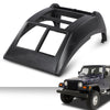 G-PLUS Double Din Radio Dash Cover Kit Compatible with Jeep Wrangler TJ 1997 1998 1999 2000 2001 2002 95-6549 Dash Stereo Mounting Bezel Panel