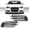 G-PLUS Front Bumper Fog Light Grill Covers Driver and Passenger Side Compatible with Audi A4 B8 B8.5 Allroad 2009-2015 (w/Fog Light Hole)/Not Fit for S-Line Models 8K0807681J01C 8K0807682J01C Black