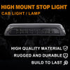 G-PLUS LED 3rd Third Brake Light Lamp Compatible with Toyota Tundra V8 2007-2016 Cargo Cab Lights, High Mount Stop Light/Faro De Freno Trasero Tersera Luz De Freno(Clear Lens Black Housing)