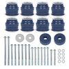 G-PLUS Body Cab Mount Bushing Kit Compatible with Ford F250 F350 Super Duty 2WD and 4WD 2008-2016 KF04060BK Blue