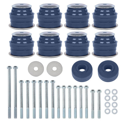 G-PLUS Body Cab Mount Bushing Kit Compatible with Ford F250 F350 Super Duty 2WD and 4WD 2008-2016 KF04060BK Blue