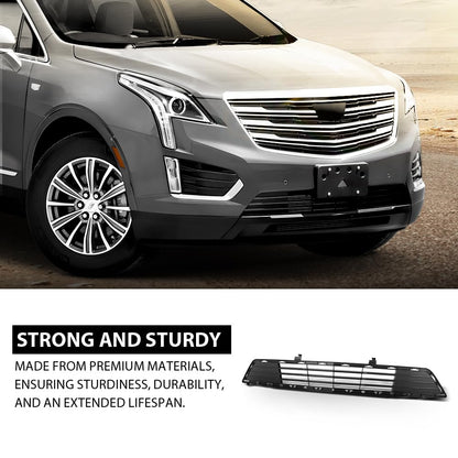 G-PLUS Bumper Grille Front Compatible with Cadillac XT5 2017-2019 GM1036175, 23470666, 84107965 Black