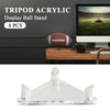 G-PLUS Tripod Acrylic Display Ball Stand Clear for Basketball Football Soccer Bowling, 3 Peg Holder