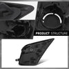 G-PLUS Front Bumper Grille Vent Insert Left Compatible with LX NX300 Base/F Sport/Luxury 2018-2021,Compatible with LX NX300h 2021 5314278090, LX1038135, 53142-78090 Gloss Black