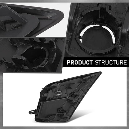 G-PLUS Front Bumper Grille Vent Insert Left Compatible with LX NX300 Base/F Sport/Luxury 2018-2021,Compatible with LX NX300h 2021 5314278090, LX1038135, 53142-78090 Gloss Black
