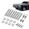 G-PLUS Headlight Adjusters Kit 1-1/2” Screws Springs 8PCS Compatible with Chevy Impala, Biscayne & Belair 1962-1967 Headlight Adjustment Tool