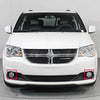 G-PLUS Compatible with Dodge Grand Caravan 2011-2017 Clear Lens Front Bumper Fog Lights Lamps Assembly With Bulbs Replacement 5182022AA CH2592146