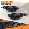 G-PLUS LED Headlight Assembly Left and Right Side Compatible with Hyundai Elantra 2024-2025 92102-AA740 2PCS Black
