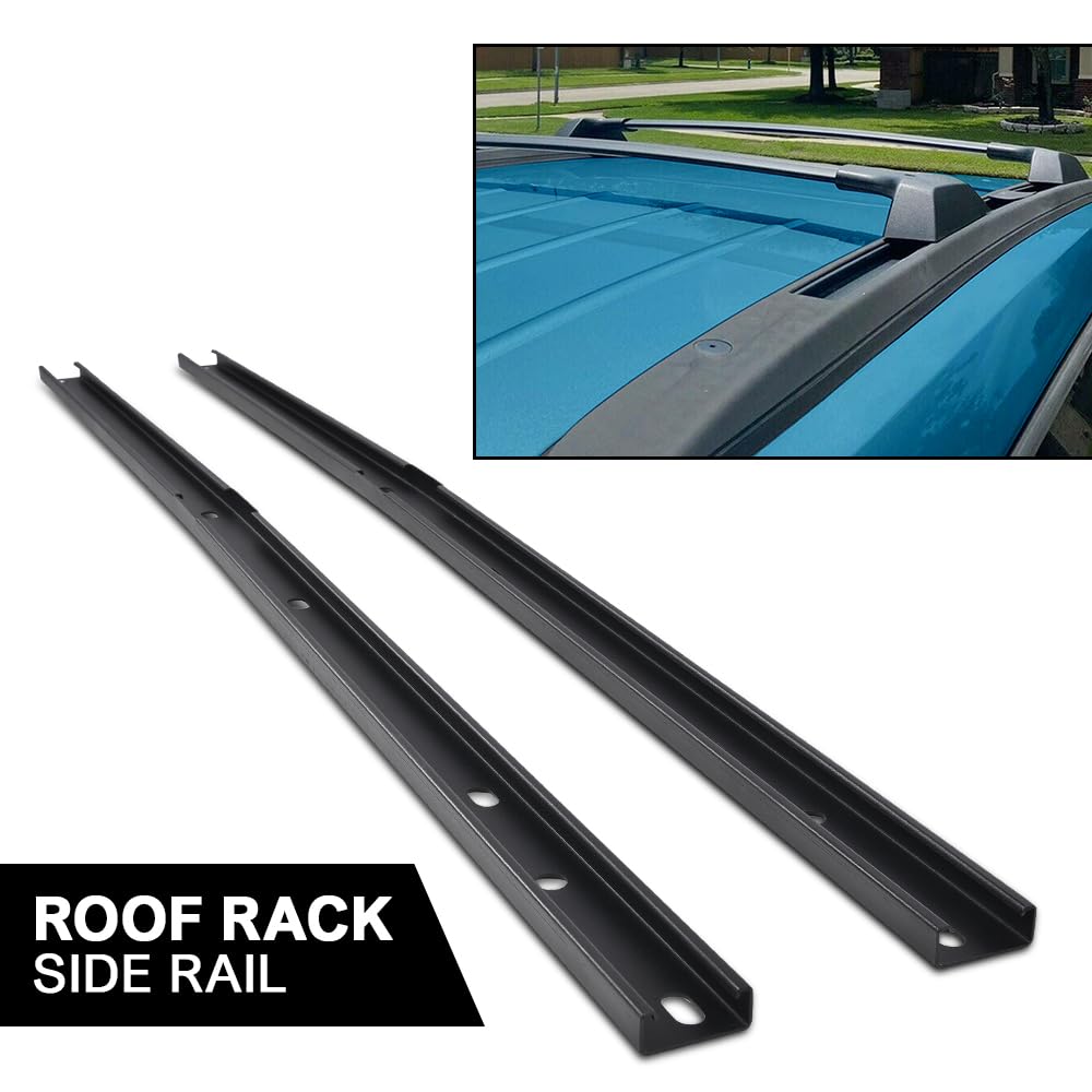 G-PLUS Roof Rack Side Rail Package Black 2 pcs Compatible with Chevy Traverse 2009-2017 19244264