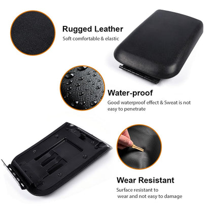 G-PLUS Center Console Armrest Lid Top Pad Compatible with 2005-2009 Ford Mustang Black Replacement 5R3Z6306024AAC