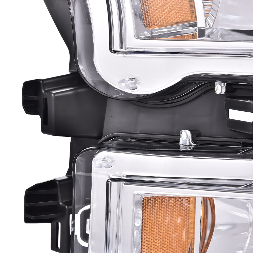 G-PLUS Left Driver Side Headlights Replacement Compatible With 2015-2017 Ford F150 Only (Not Compatible on Models w/ Factory LED Headlights) FL3Z13008B