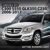 G-PLUS LED Left Fog Light DRL Daytime Running Lamps, Compatible with W204 X204 W216 W218 W221 W251 2008-2014, LH Driver Side, 2218201756, A2218201756