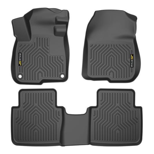 G-PLUS TPE Floor Mats,Compatible with Honda CR-V (Incloud CR-V Hybrid) 2017-2022 Floor Liners All Weather Full Cover Protection 1st & 2nd Row Black Cargo Liner,alfombras para carro
