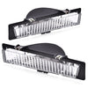 G-PLUS Signal Light Parking Lamps Compatible with Chevy Monte Carlo SS 1983-1988 /Fit Chevy Monte Carlo 81-86 (not fit LS 86-88) Clear lens Driver & Passenger Side 919025 919026 261303TA0A 261353TA0A