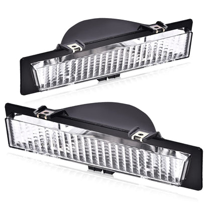 G-PLUS Signal Light Parking Lamps Compatible with Chevy Monte Carlo SS 1983-1988 /Fit Chevy Monte Carlo 81-86 (not fit LS 86-88) Clear lens Driver & Passenger Side 919025 919026 261303TA0A 261353TA0A