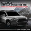 G-PLUS Front RH Bumper Cover Compatible with Toyota Corolla Cross 2022-2024,Fit For L & LE Models Without Park Assist Only TO1017102