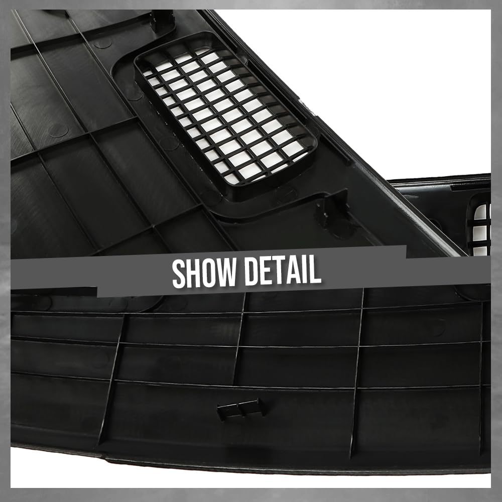 G-PLUS Upper Dashboard Panel Compatible with Dodge Ram 1500 2002-2005/ Ram 2500 3500 2003-2005 Dash Cover Cap 5GT31XDVAA, 5GT31XDVAB, 5GT31XDVAC, 926-121 Black Plastic