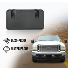 G-PLUS License Plate Bracket for Ford F250 F350 F450 F550 Super Duty 1999-2004 Excursion 2000-2004 Front View