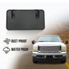 G-PLUS Front Bumper License Plate Frame Bracket Holder Compatible with Ford F250 F350 F450 F550 Super Duty 1999-2004/Fit Excursion 2000-2004 (Include License Plate Screws&Mounting Hardware) Black
