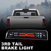G-PLUS LED Bar Third Brake Light Compatible with Dodge Ram 1500 2009-2010/Fit Dodge Ram 2500 3500 2010/Fit Dodge Ram 1500 2500 3500 2011-2017 High Mount Stop Light Smoky Lens Black Housing