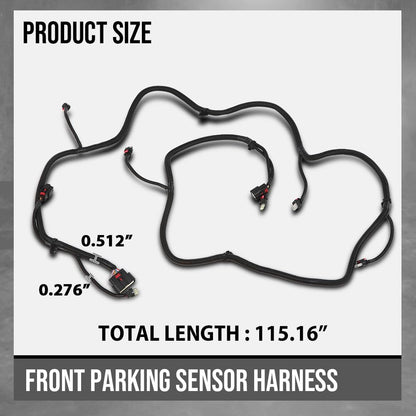 G-PLUS Front Parking Sensor Harness Compatible with Tesla Model X 2016 2017 2018 2019 2020 103243300G, 1032433-00-G, 1032433-00 Black