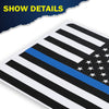 G-PLUS Middle Window American Flag Decal Sticker Compatible with 15-21 F150/250/350 (Blue)