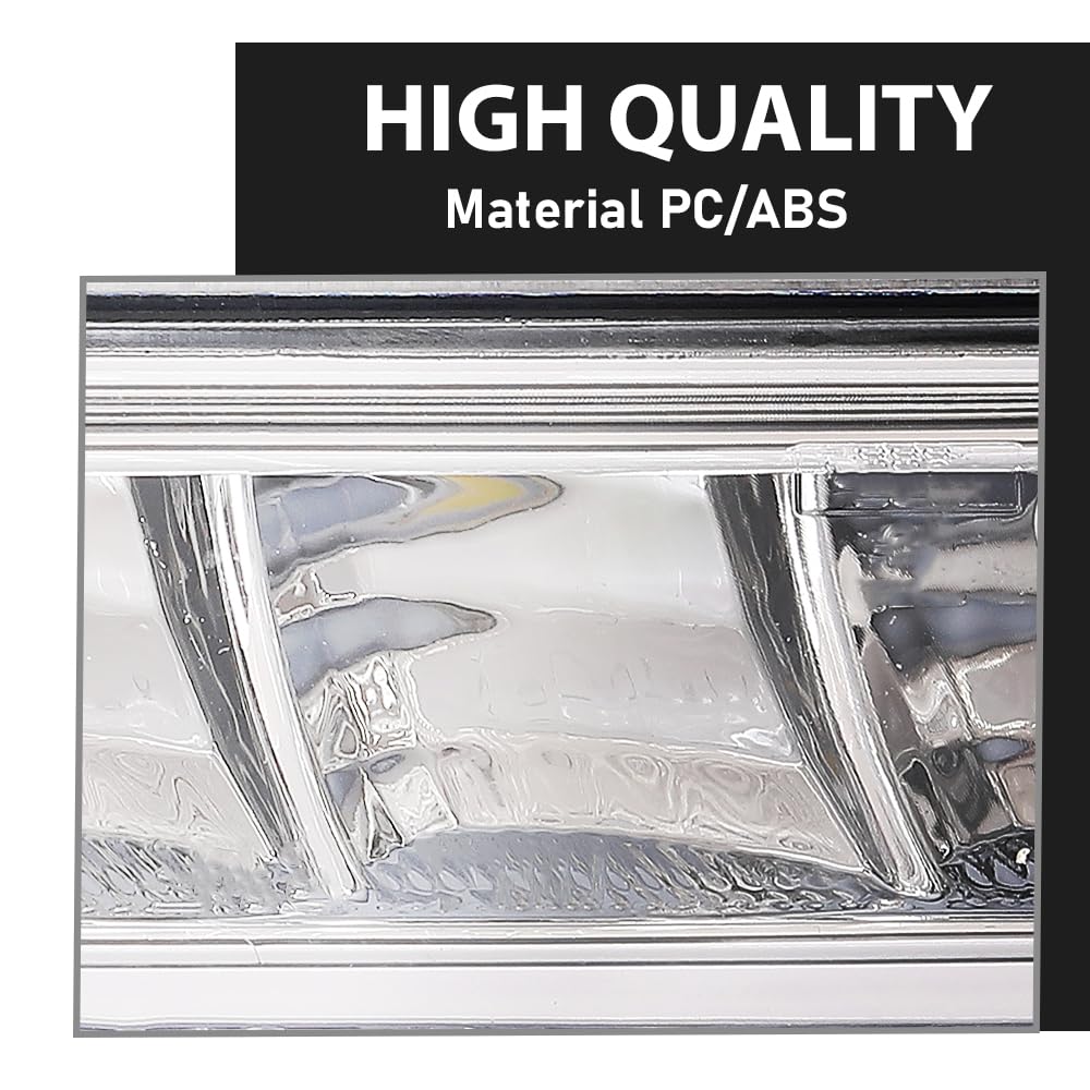 G-PLUS Front LED Right Fog Lamp Daytime Running Light, Compatible with Benz ML Class GL Class 2008-2013/ GLK Class 2009-2013, RH Passenger Side, A1649060251, 1649060251