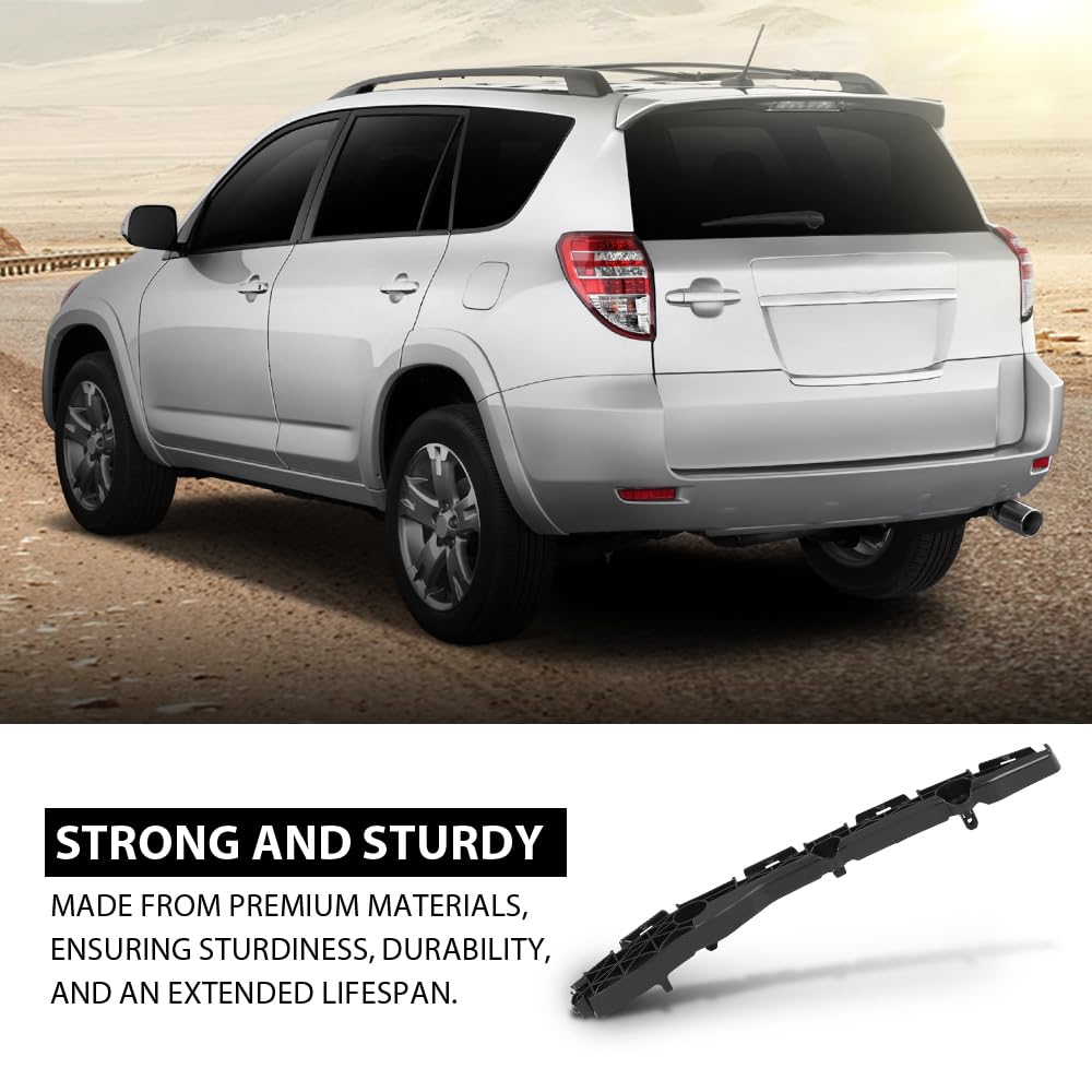 G-PLUS Bumper Bracket Rear Driver Side Compatible with Toyota RAV4 (submodel: Base, Limited, Sport) 2006-2012 521560R010, TO1142107